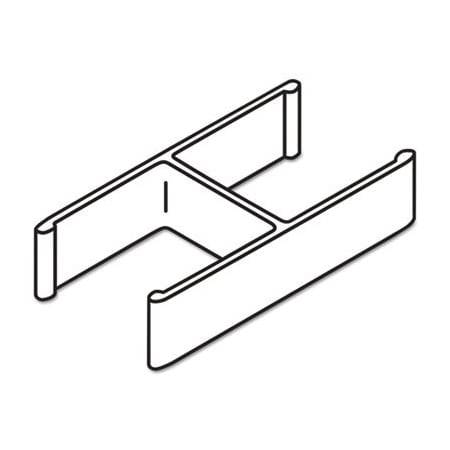 Hon HON, Verse Quick Connect 180 Connecting Hardware, Gray, 2PK QC180GY